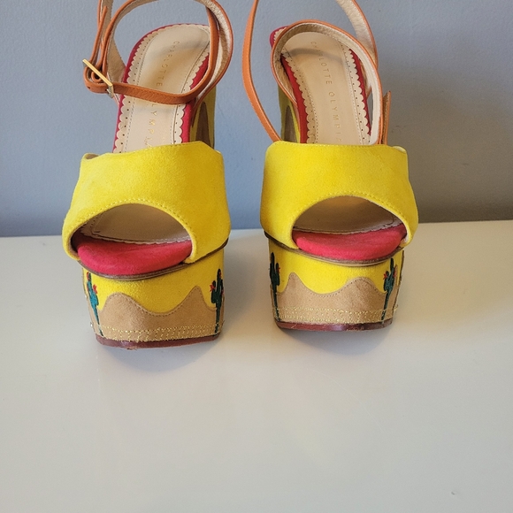 Charlotte Olympia Wild Wild Wedge, VGUC, Size 6 - Picture 4 of 14